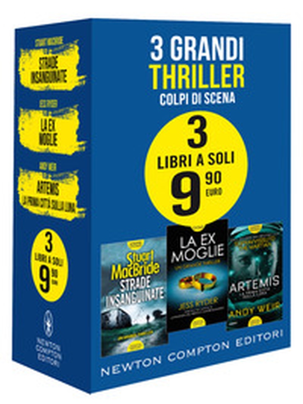3 grandi thriller. Colpi di scena: Strade insanguinate-La ex moglie-Artemis. La prima città sulla luna - Librerie.coop 3 grandi thriller. Colpi di scena: Strade insanguinate-La ex moglie-Artemis. La prima città sulla luna - Librerie.coop