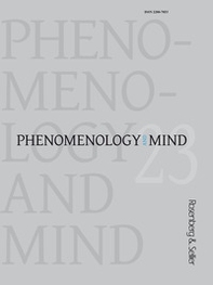 Phenomenology and mind - Vol. 23 - Librerie.coop Phenomenology and mind - Vol. 23 - Librerie.coop