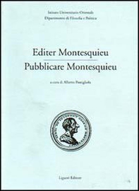 Editer Montesquieu-Pubblicare Montesquieu - Librerie.coop
