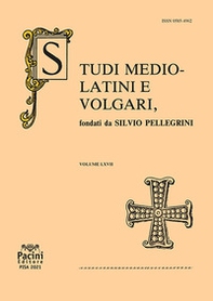 Studi mediolatini e volgari - Librerie.coop