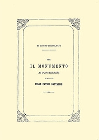 Il monumento ai pontederesi caduti nelle patrie battaglie - Librerie.coop