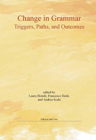 Change in grammar. Triggers, paths, and outcomes - Librerie.coop