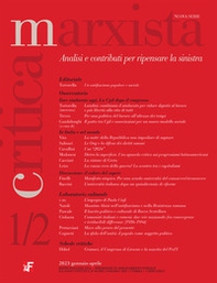 Critica marxista - Vol. 1-2 - Librerie.coop