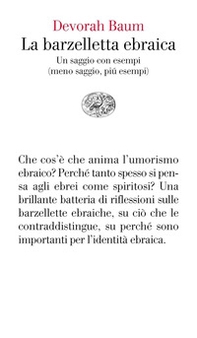 La barzelletta ebraica. Un saggio con esempi (meno saggio, più esempi) - Librerie.coop La barzelletta ebraica. Un saggio con esempi (meno saggio, più esempi) - Librerie.coop