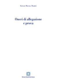 Oneri di allegazione e prova - Librerie.coop
