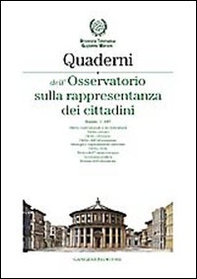 Quaderni dell'Osservatorio sulla rappresentanza dei cittadini 2007 - Vol. 3 - Librerie.coop Quaderni dell'Osservatorio sulla rappresentanza dei cittadini 2007 - Vol. 3 - Librerie.coop