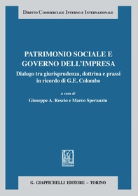 Patrimonio sociale e governo dell'impresa - e-Book - Librerie.coop Patrimonio sociale e governo dell'impresa - e-Book - Librerie.coop