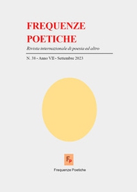 Frequenze poetiche. Rivista di poesia internazionale ed altro - Vol. 38 - Librerie.coop