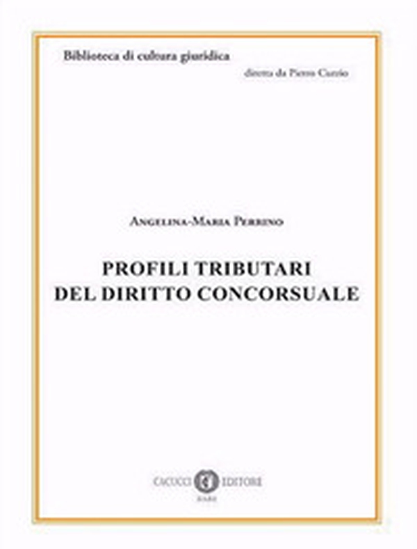 Profili tributari del diritto concorsuale - Librerie.coop Profili tributari del diritto concorsuale - Librerie.coop