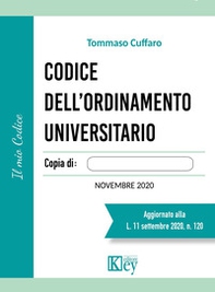 Codice dell'ordinamento universitario - Librerie.coop
