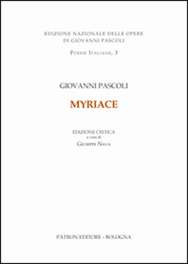 Myricae - Librerie.coop Myricae - Librerie.coop
