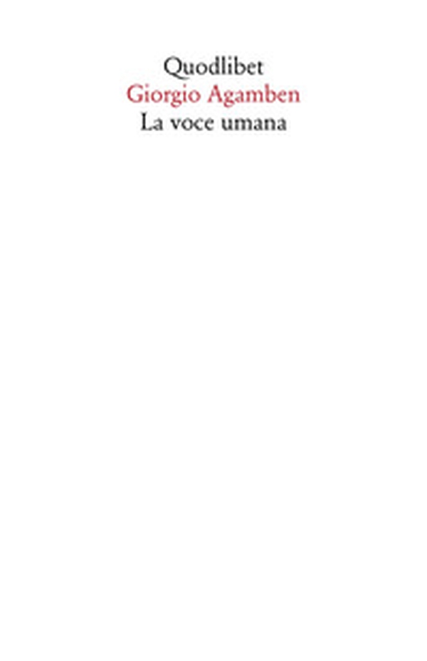 La voce umana - Librerie.coop La voce umana - Librerie.coop