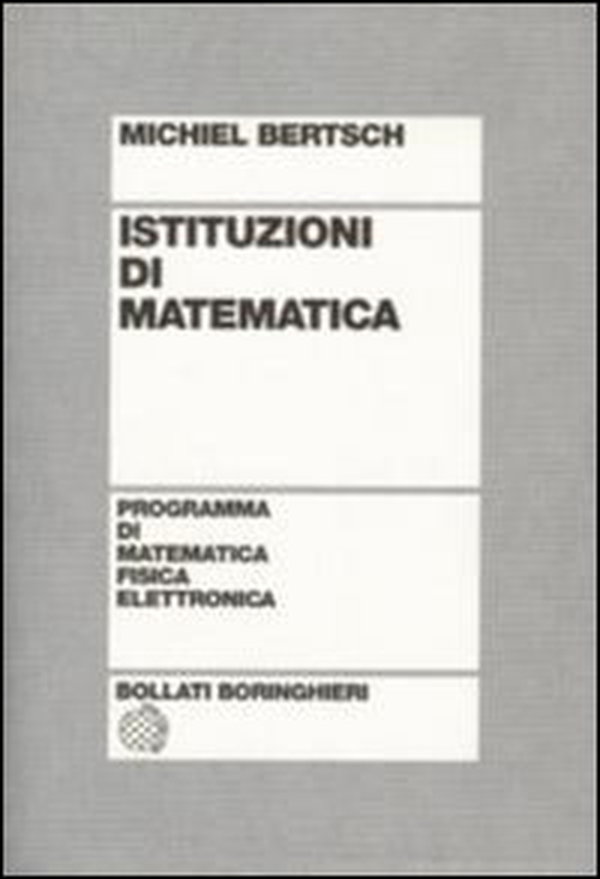 Istituzioni di matematica - Librerie.coop Istituzioni di matematica - Librerie.coop