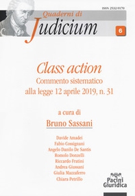 Class action. Commento sistematico alla legge 12 aprile 2019, n. 31 - Librerie.coop