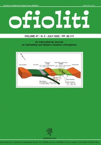 Ofioliti. An international journal on ophiolites and modern oceanic lithosphere - Vol. 47\2 - Librerie.coop