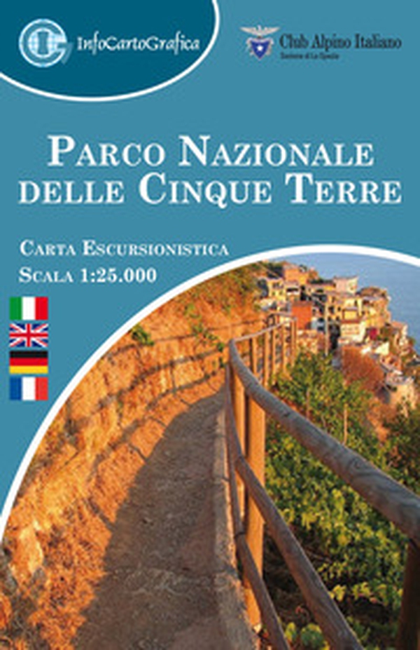 Parco nazionale delle Cinque Terre. Carta escursionistica 1:25 000. Ediz. italiana, inglese, tedesca e francese - Librerie.coop Parco nazionale delle Cinque Terre. Carta escursionistica 1:25 000. Ediz. italiana, inglese, tedesca e francese - Librerie.coop