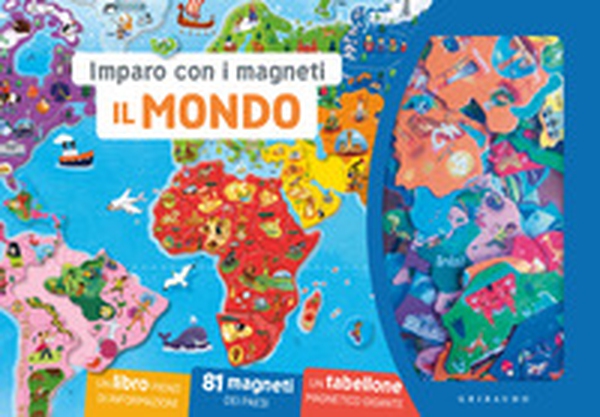 Il mondo. Imparo con i magneti - Librerie.coop Il mondo. Imparo con i magneti - Librerie.coop