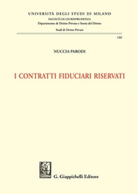 I contratti fiduciari riservati - Librerie.coop