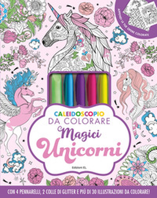 Caleidoscopio da colorare. Magici unicorni - Librerie.coop Caleidoscopio da colorare. Magici unicorni - Librerie.coop