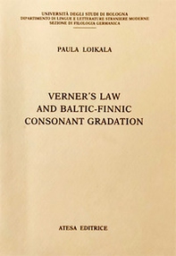 Verner's law and baltic-finnic consonant gradation - Librerie.coop