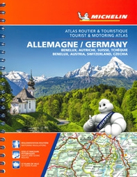 Germany. Benelux, Austria, Switzerland, Czech republic. Road atlas - Librerie.coop