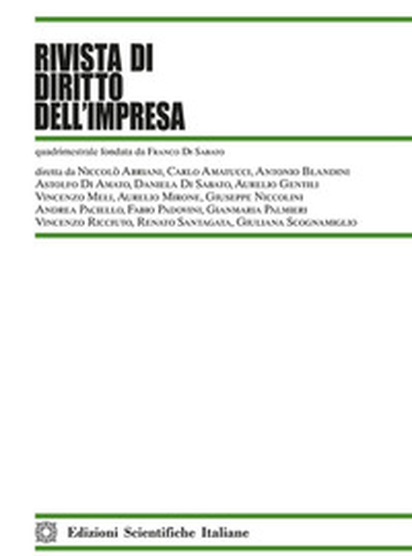 Rivista di diritto dell'Impresa - Vol. 3 - Librerie.coop Rivista di diritto dell'Impresa - Vol. 3 - Librerie.coop