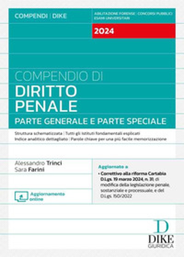 Compendio di diritto penale. Parte generale e parte speciale - Librerie.coop Compendio di diritto penale. Parte generale e parte speciale - Librerie.coop