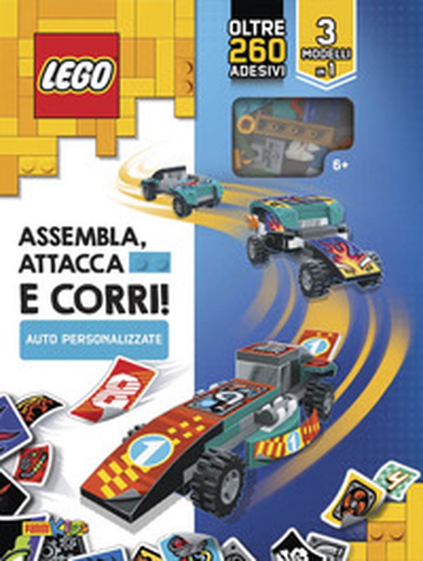 Assembla, attacca e corri! Auto personalizzate. Lego. Con adesivi - Librerie.coop Assembla, attacca e corri! Auto personalizzate. Lego. Con adesivi - Librerie.coop