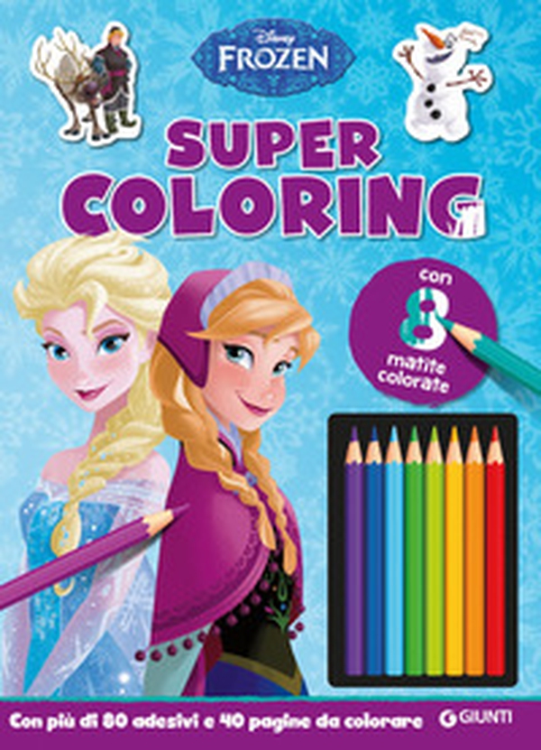 Frozen. Super coloring. Con adesivi - Librerie.coop Frozen. Super coloring. Con adesivi - Librerie.coop