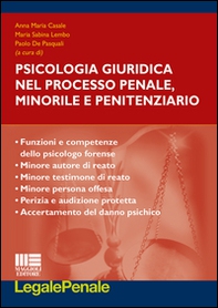 Psicologia giuridica nel proceso penale, minorile e penitenziario - Librerie.coop
