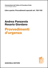 Art. 700-702. Dei provvedimenti d'urgenza - Librerie.coop