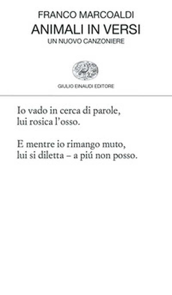 Animali in versi. Un nuovo canzoniere - Librerie.coop Animali in versi. Un nuovo canzoniere - Librerie.coop