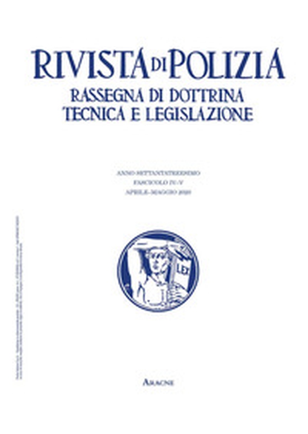 Rivista di polizia. Rassegna di dottrina tecnica e legislazione - Librerie.coop Rivista di polizia. Rassegna di dottrina tecnica e legislazione - Librerie.coop