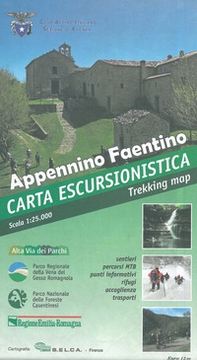 Appennino Faentino. Carta escursionistica 1:25.000 - Librerie.coop