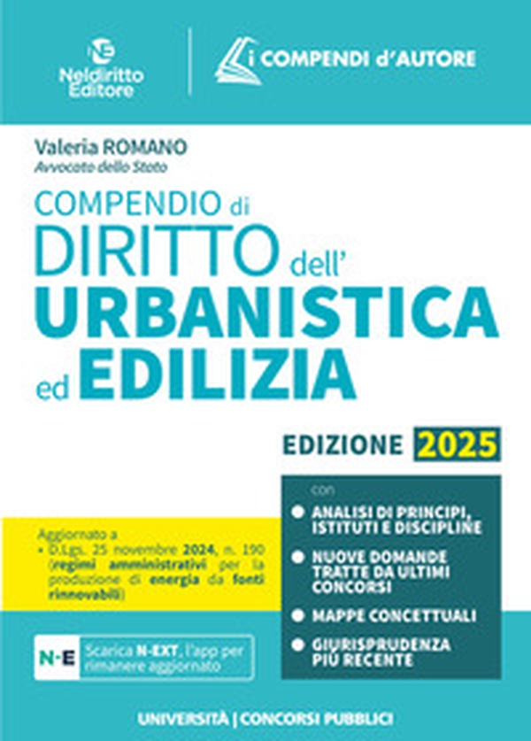 Compendio di diritto dell'urbanistica e dell'edilizia 2025 - Librerie.coop Compendio di diritto dell'urbanistica e dell'edilizia 2025 - Librerie.coop