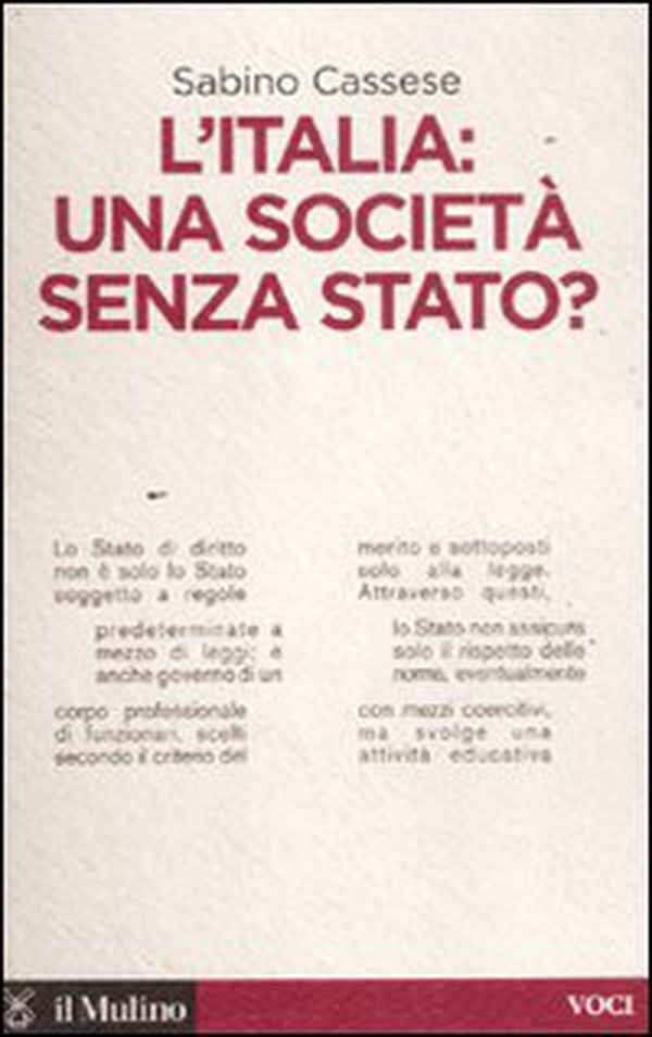 L'Italia: una società senza stato? - Librerie.coop L'Italia: una società senza stato? - Librerie.coop
