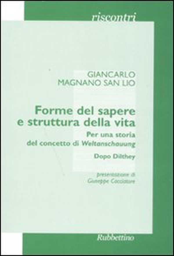 Forme del sapere e struttura della vita. Per una storia del concetto di Weltanschauung. Dopo Dilthey - Librerie.coop Forme del sapere e struttura della vita. Per una storia del concetto di Weltanschauung. Dopo Dilthey - Librerie.coop