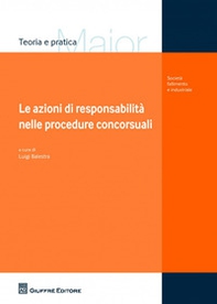 Le azioni di responsabilità nelle procedure concorsuali - Librerie.coop