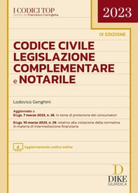 Codice civile, legislazione complementare e notarile - Librerie.coop