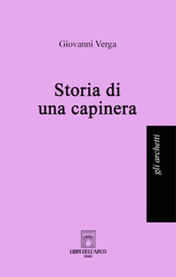 Storia di una capinera - Librerie.coop Storia di una capinera - Librerie.coop
