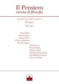 Sul tragico/Del corpo (1996/1-2) - Librerie.coop Sul tragico/Del corpo (1996/1-2) - Librerie.coop