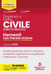 Dispensa di diritto civile (diritto privato). Elementi con parole chiave - Librerie.coop Dispensa di diritto civile (diritto privato). Elementi con parole chiave - Librerie.coop
