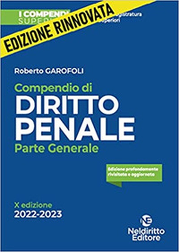 Compendio di diritto penale. Parte generale - Librerie.coop Compendio di diritto penale. Parte generale - Librerie.coop