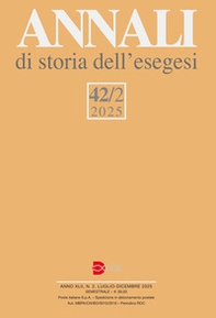 Annali di storia dell'esegesi - Vol. 42\2 - Librerie.coop