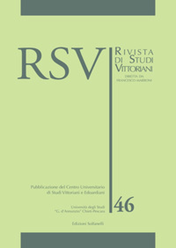 RSV. Rivista di studi vittoriani - Vol. 46 - Librerie.coop RSV. Rivista di studi vittoriani - Vol. 46 - Librerie.coop