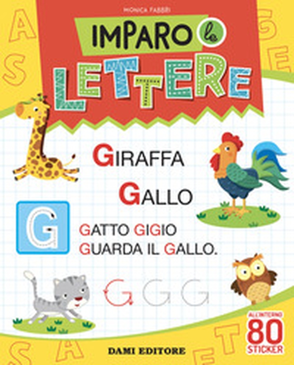 Imparo le lettere. Con adesivi - Librerie.coop