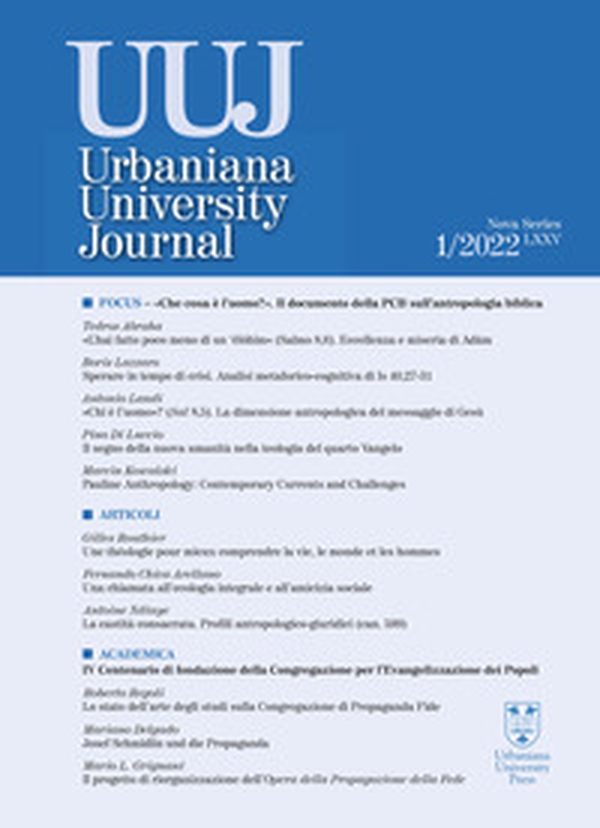 Urbaniana University Journal. Euntes Docete - Vol. 1 - Librerie.coop Urbaniana University Journal. Euntes Docete - Vol. 1 - Librerie.coop