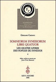 Somniorum synesiorum libri quatuor-Les quatre livres des Songes de Synesios - Librerie.coop
