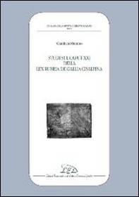 Studi sul caput XXI della Lex Rubria de Gallia Cisaplina - Librerie.coop