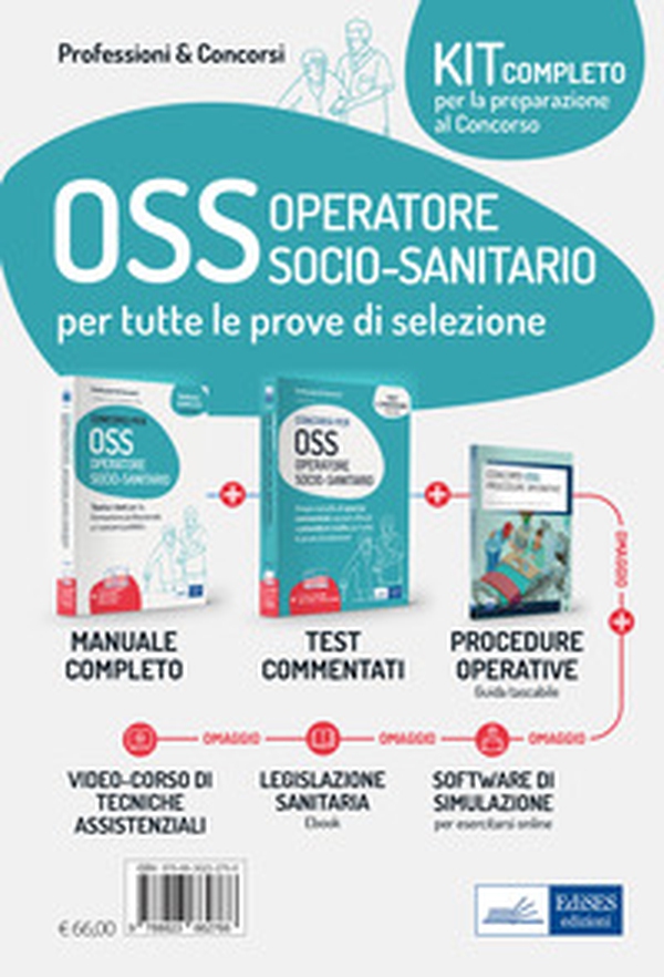 Kit dei concorsi per OSS Operatore Socio-sanitario. Volumi completi per la preparazione alle prove selettive - Librerie.coop Kit dei concorsi per OSS Operatore Socio-sanitario. Volumi completi per la preparazione alle prove selettive - Librerie.coop